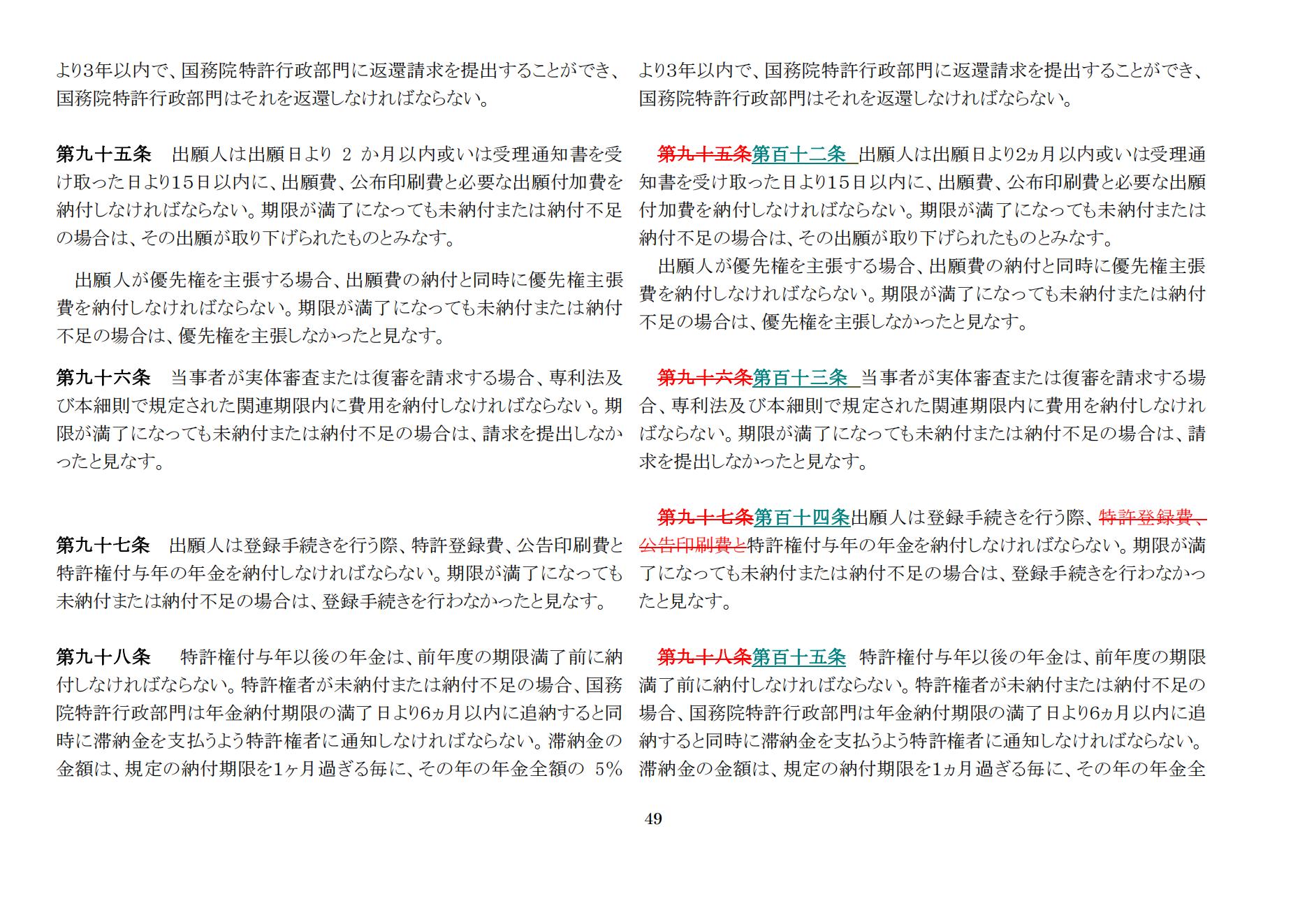 中華人民共和國専利法実施細則（新舊対照表） (2024.1)_48.jpg